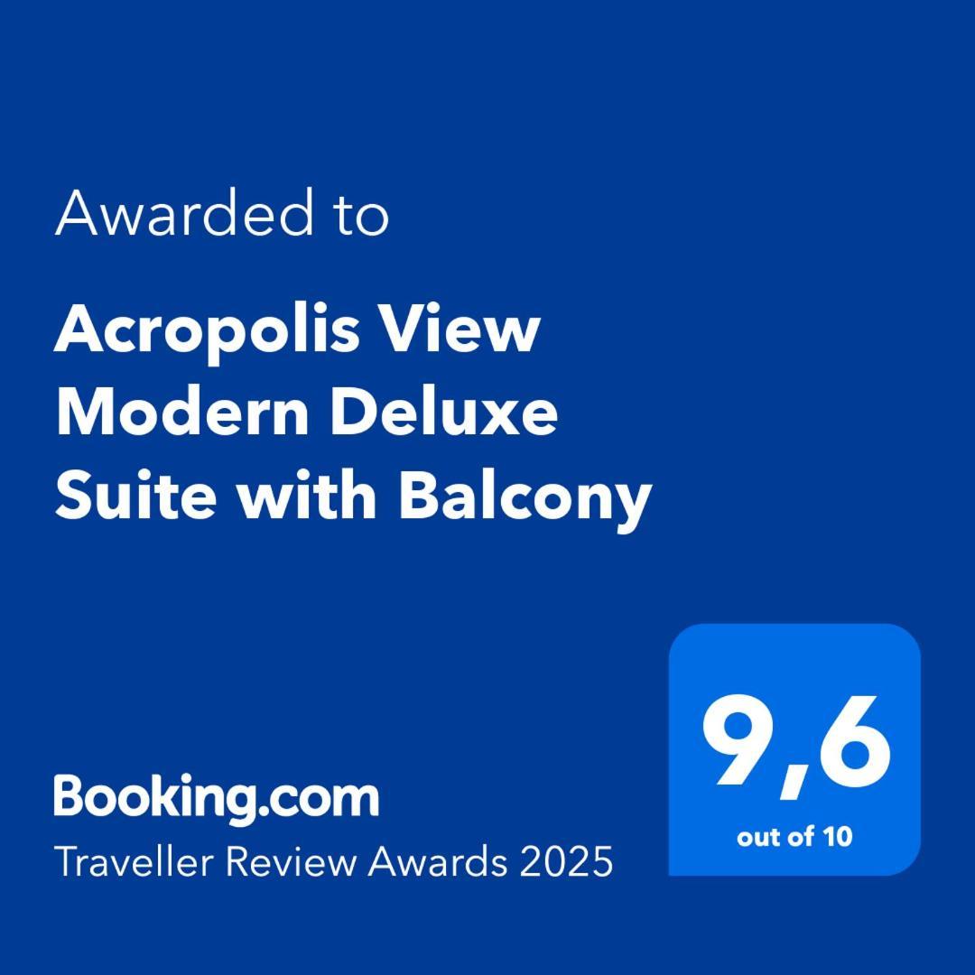 Acropolis View Modern Deluxe Suite With Balcony 아테네 외부 사진